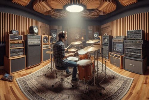 Ejemplo de estudio con aislamiento acústico