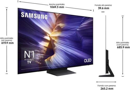 Dimensiones OLED Samsung S93F de 48 pulgadas