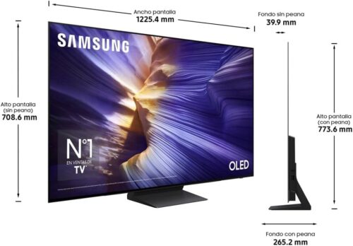 Dimensiones OLED Samsung S93F de 55 pulgadas