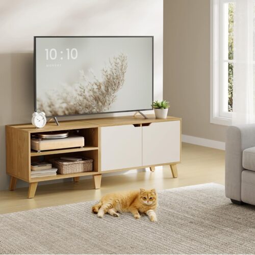 Mueble TV moderno de estilo escandinavo de la firma Vasagle