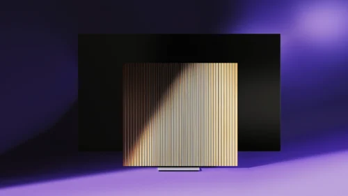 Barra de sonido integrada en el Bang & Olufsen Beovision Harmony