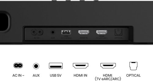 Conectividad de la barra de sonido Hisense AX3120Q