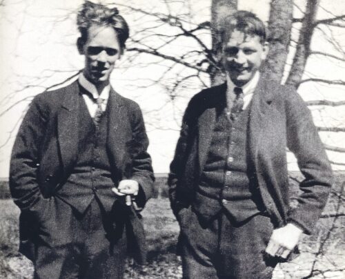 Peter Bang y Svend Olufsen. Fundadores de Bang & Olufsen.