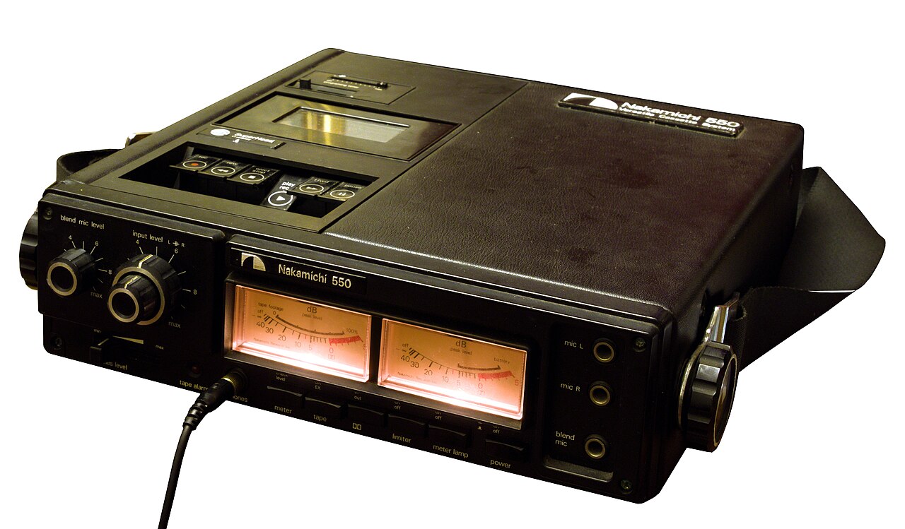 Nakamichi 550 portable cassette deck de 1974