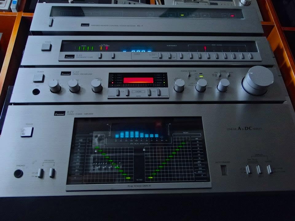 Componentes de la serie Sansui Super Compo