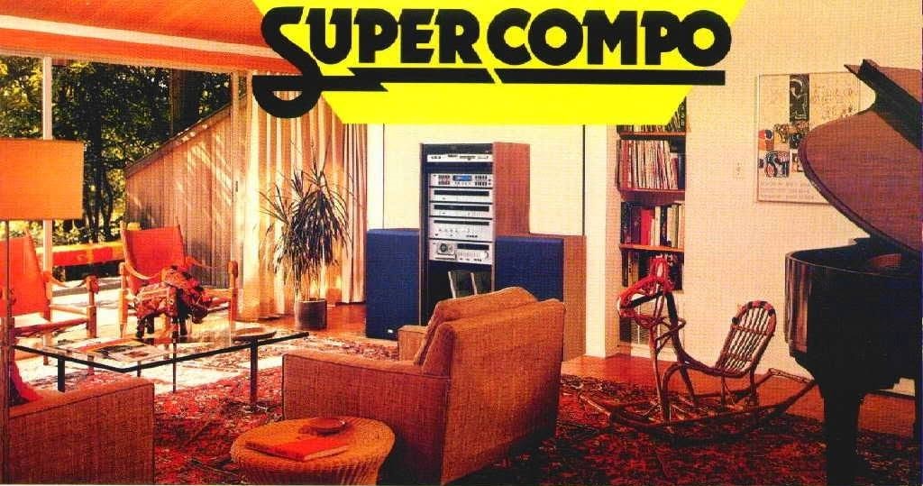 Publicidad de la serie Sansui Super Compo. 
